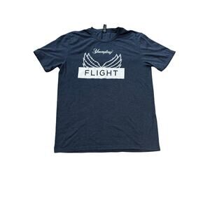 Yuengling Flight Beer T-Shirt Large District Brand Navy Blue Promo Graphic Tee